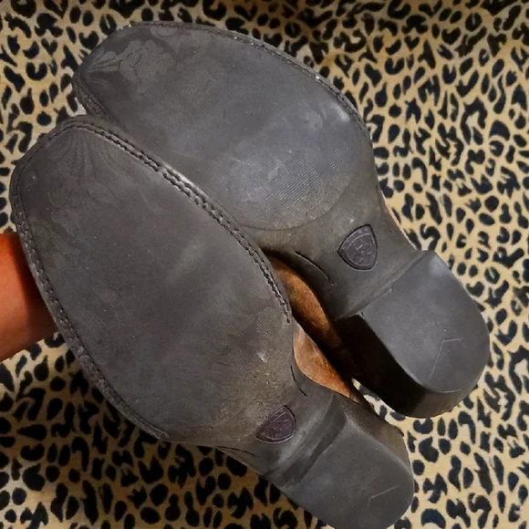 Ariat Women's Legend Russet Rebel Full-Grain Leather Cowgirl Boots Size 9.5B - Picture 8 of 9